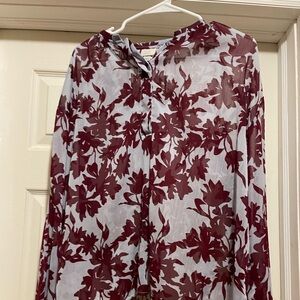 Large sheer tunic large